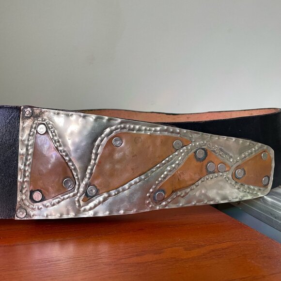 Vintage 80s chrome metal belt ✨ - Picture 3 of 6
